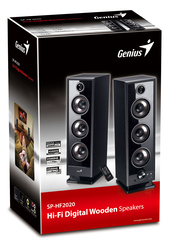 Genius Speaker Sp-Hf2020 Uk 100-240V, Black